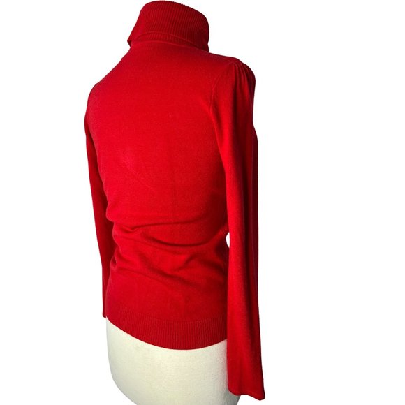 Luke 360 by Designer Original Small Sweater Long Sleeve Turtleneck Stretch - Picture 5 of 15